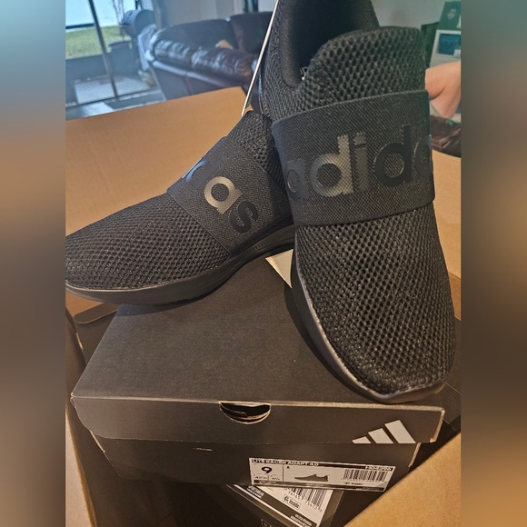 Adidas Lite Racer Adapt 4.0 Men's Black Slip-On Shoes - Picture 6 of 8